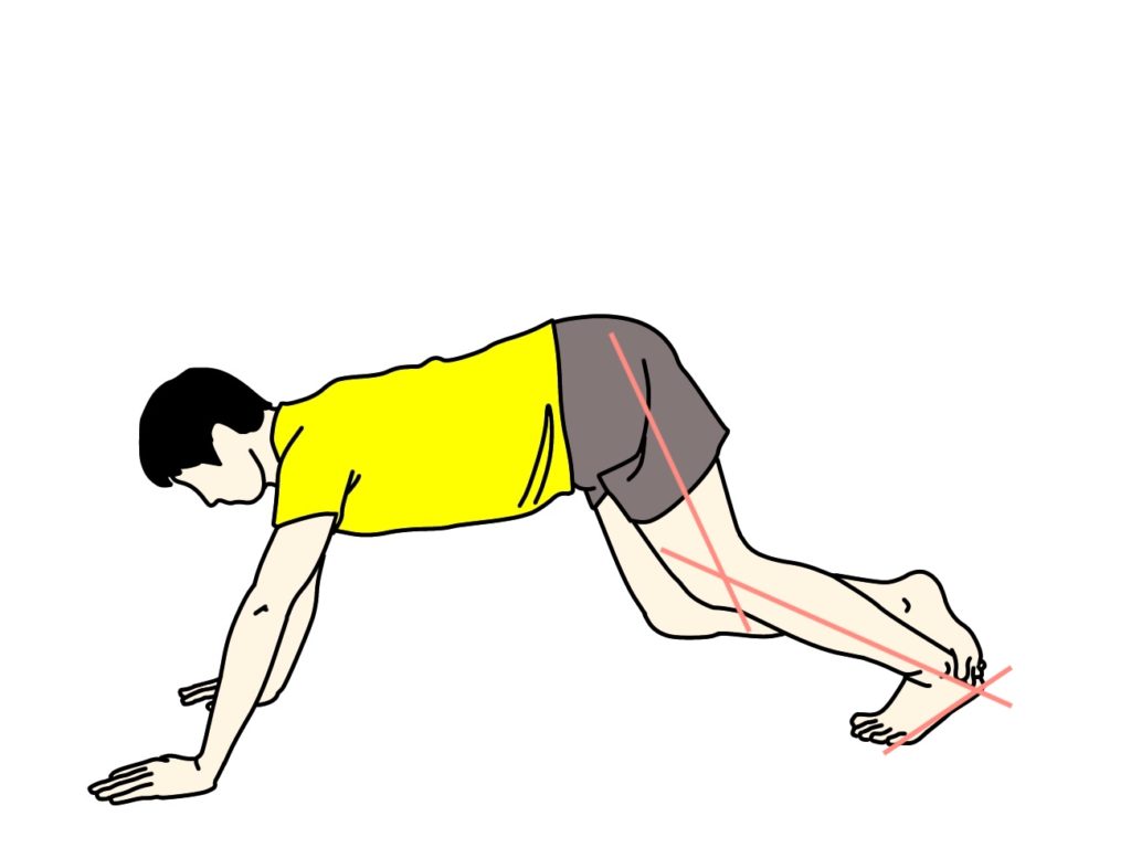 ふくらはぎ（下腿三頭筋）のストレッチの方法