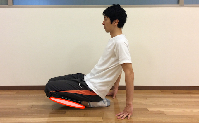 スネの筋肉のストレッチ
