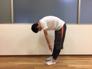 立位前屈の柔軟性の評価
