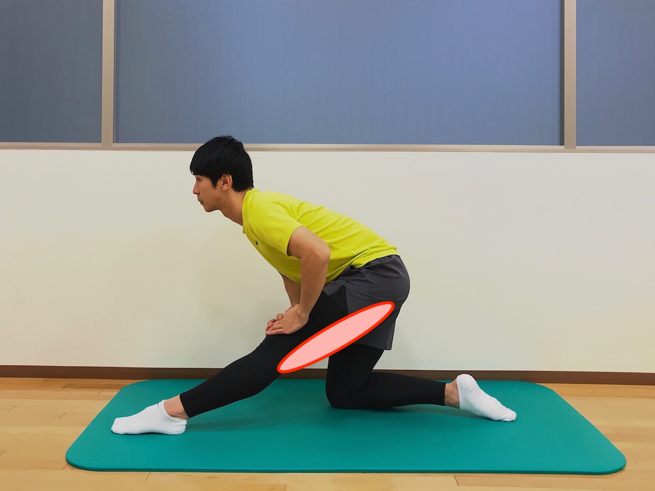 ハムストリングスのストレッチで伸びる場所