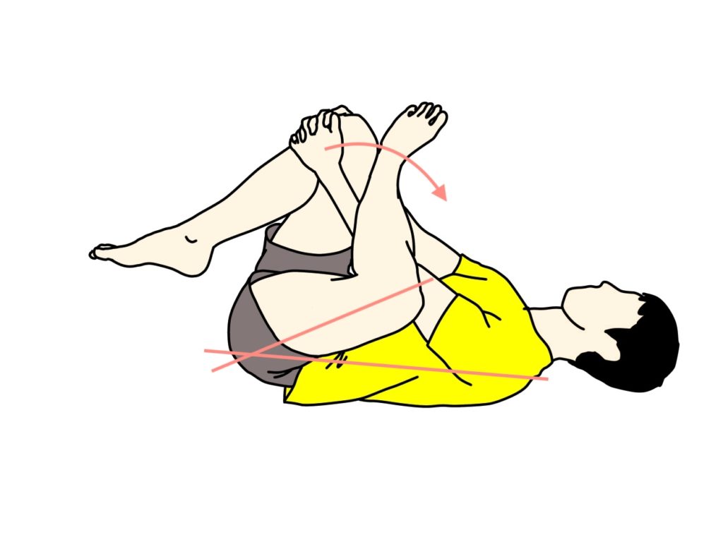 お尻（大殿筋）のストレッチの方法