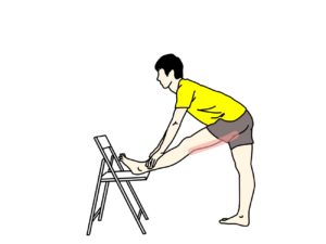 もも裏(ハムストリングス)のストレッチで伸びる場所
