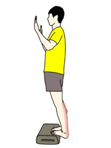 ふくらはぎ(下腿三頭筋)のストレッチで伸びる場所