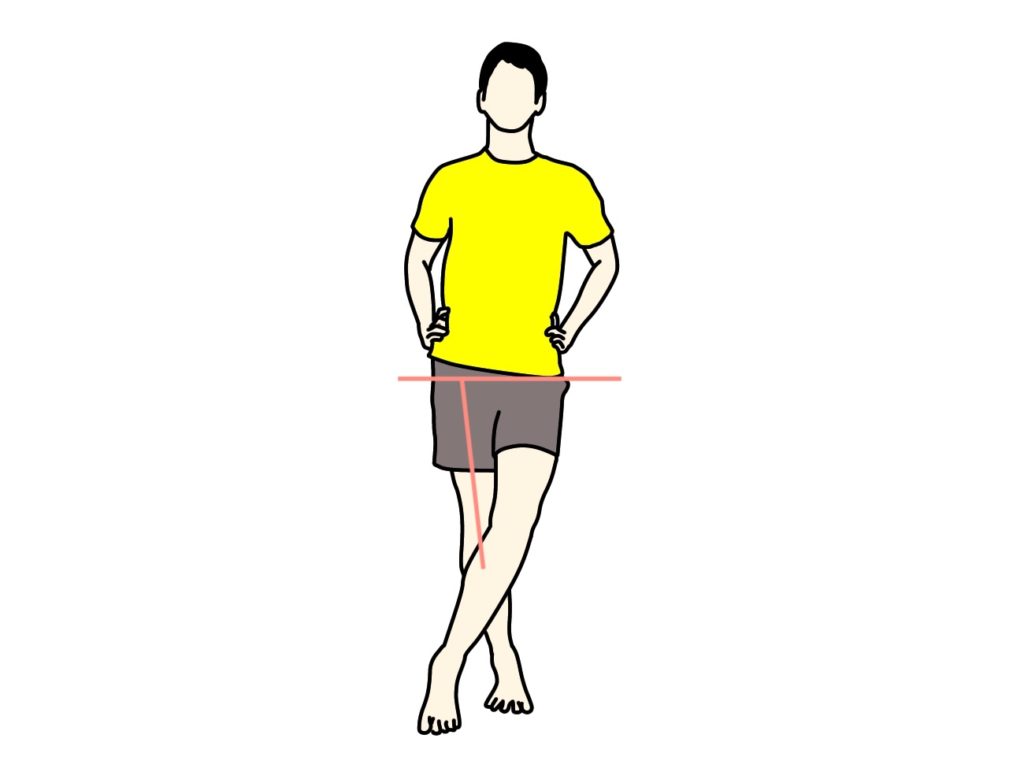 大腿筋膜張筋のストレッチ１