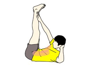 腹筋のトレーニング（外腹斜筋・内腹斜筋腹直筋上部〜下部）【体幹トレーニング】