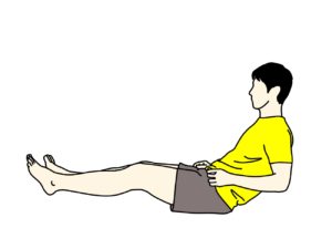 下腹部（腹直筋下部）のと内もも（内転筋）のトレーニング【体幹トレーニング】