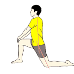腸腰筋のストレッチ