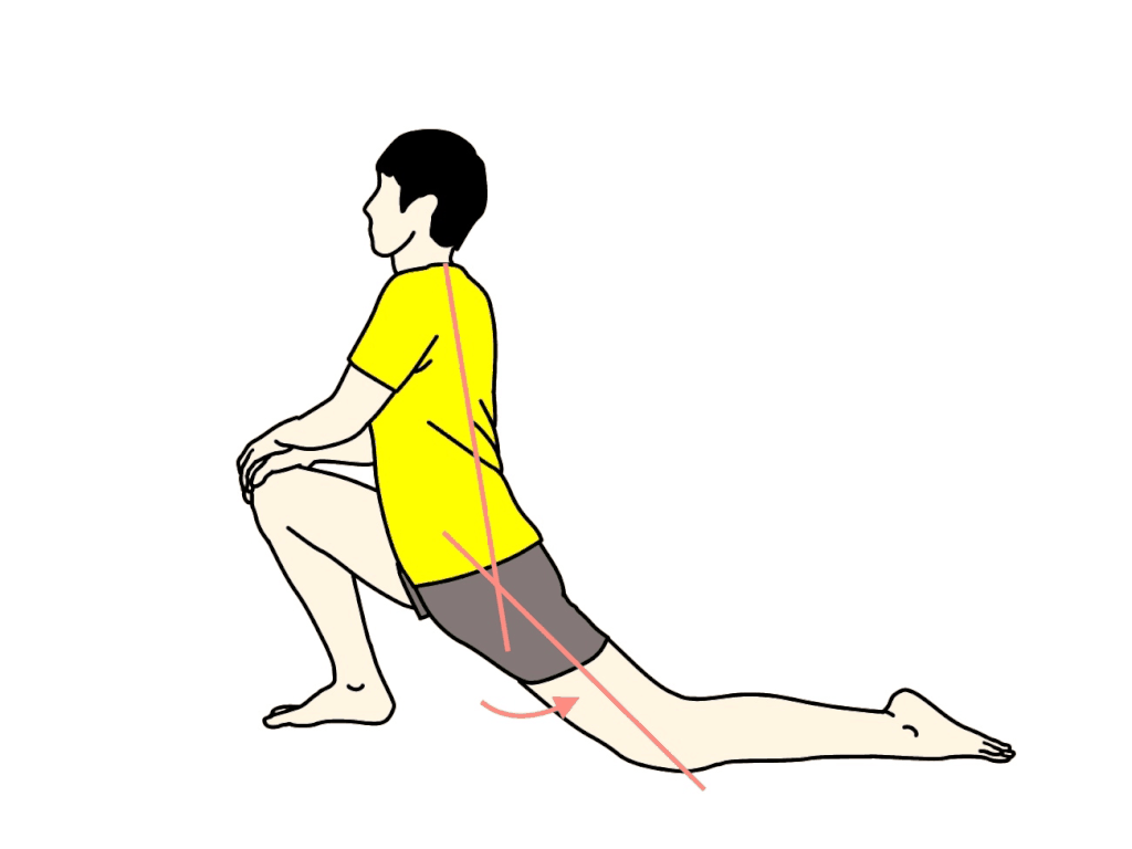 腸腰筋と大腿直筋のストレッチ