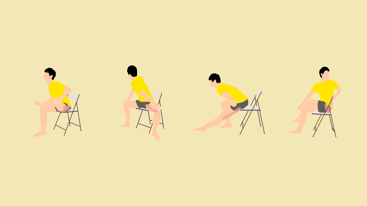 椅子に座りながらできる腰痛予防のためのストレッチメニュー