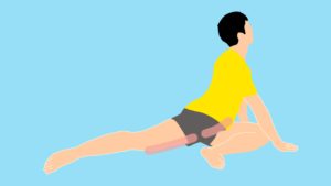 床に座って行う腸腰筋と内もも（内転筋群）のストレッチ