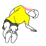 【首・肩凝りの予防に】脱力して頭の重みを使って行う首のストレッチ