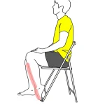 お仕事の合間におすすめのストレッチ！椅子に座りながらできる足の甲〜スネのストレッチの方法