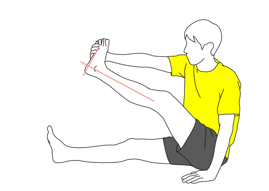 スネの外側（腓骨筋群）のストレッチの方法