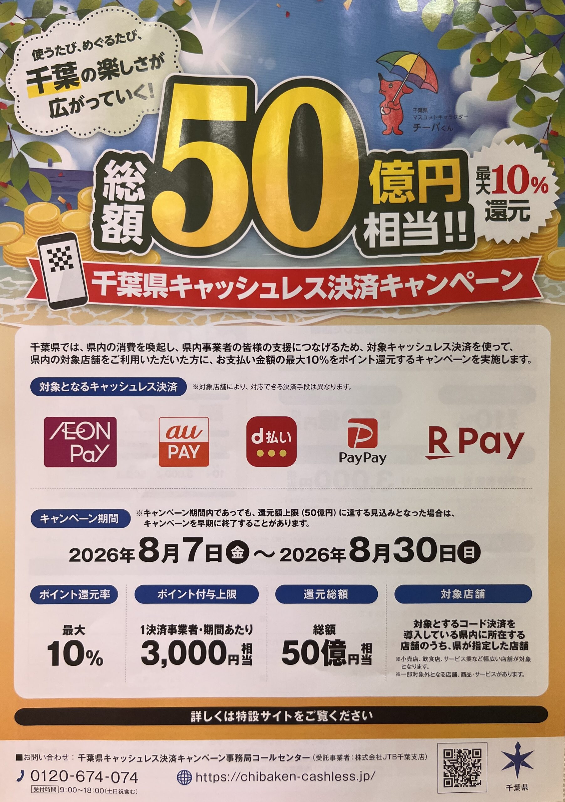 千葉県キャッシュレスキャンペーン